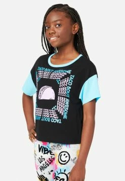 Adjmi Tops Graphic Scoop Neck Tee