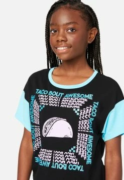 Adjmi Tops Graphic Scoop Neck Tee