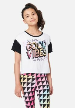 Adjmi Graphic Scoop Neck Tee Tops