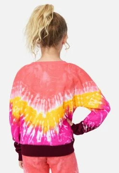 Adjmi Tops Tie-Dye Crewneck Sweatshirt