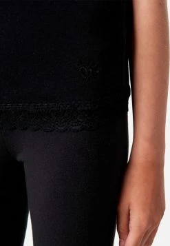 Adjmi Tops Lace-Trim Scoop Neck Tee