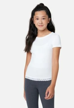 Adjmi Lace-Trim Scoop Neck Tee Tops