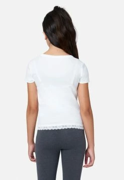 Adjmi Lace-Trim Scoop Neck Tee Tops