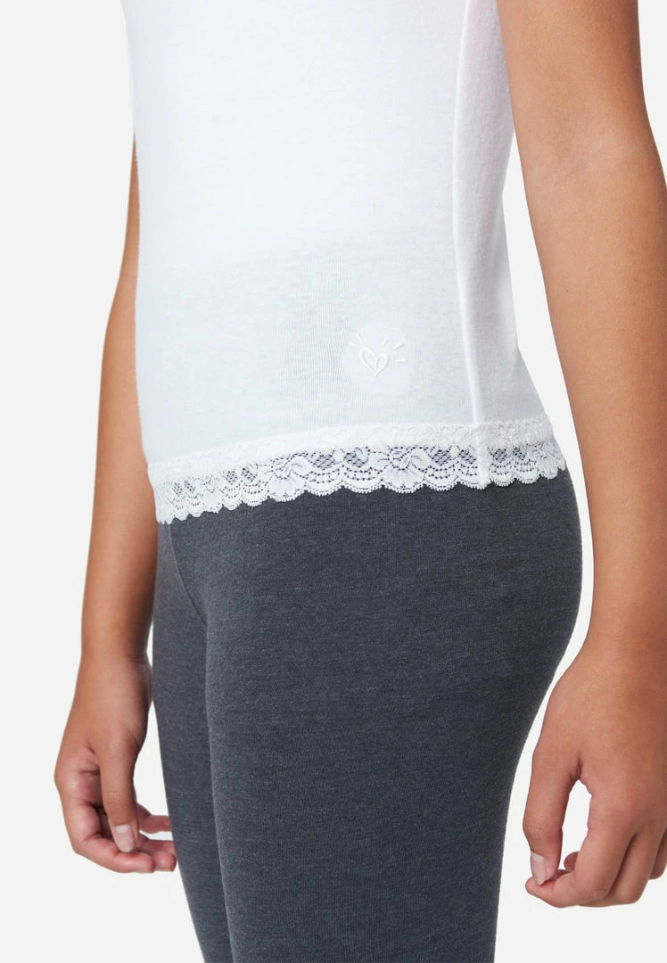 Adjmi Lace-Trim Scoop Neck Tee Tops 5 Adjmi Lace-Trim Scoop Neck Tee Tops