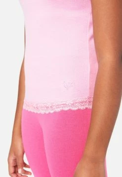 Adjmi Lace-Trim Scoop Neck Tee