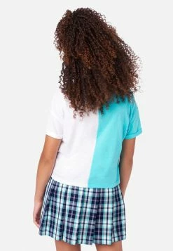 ADJMI Split Graphic Oversized SS Tee- 'O4 W. Scrunchy