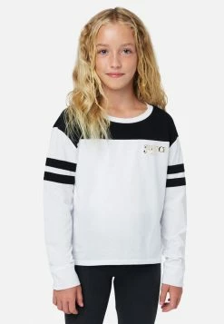 Adjmi Color Block Scoop Neck Tee Tops