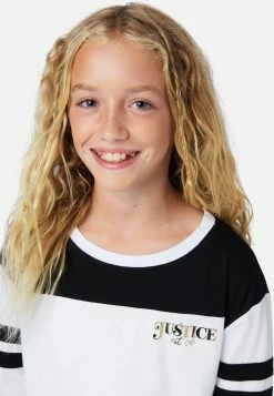 Adjmi Color Block Scoop Neck Tee Tops