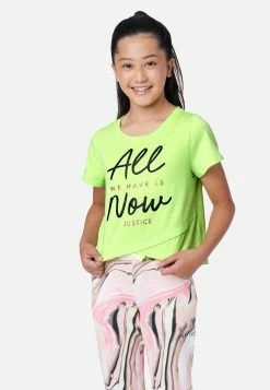 Adjmi Graphic Cross-Front Tee Tops