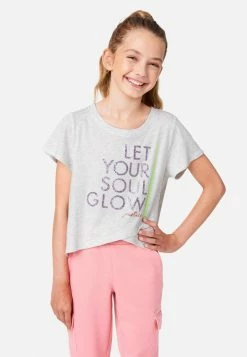 Adjmi Tops Graphic Cross-Front Tee