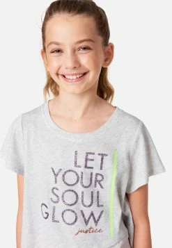 Adjmi Tops Graphic Cross-Front Tee