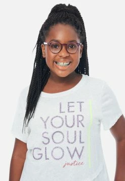 Adjmi Tops Graphic Cross-Front Tee