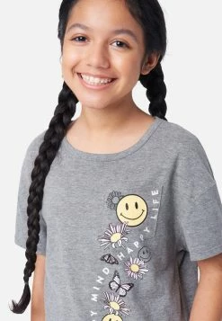 Adjmi Graphic Crop Tee Tops