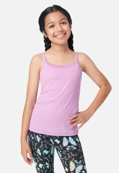 Adjmi Lace-Trim Scoop Neck Tank Tops