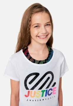 Adjmi J Sport Graphic Layered Tank Tops