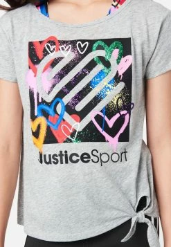 Adjmi Tops J Sport Graphic Layered Tank