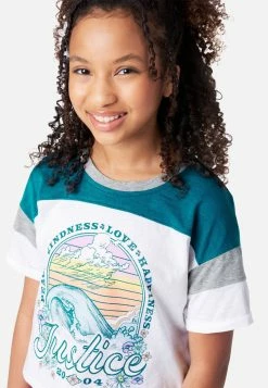 Adjmi Tops Color Block Graphic Tee