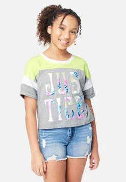 Adjmi Color Block Graphic Tee