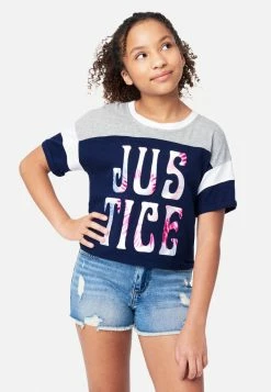 Adjmi Tops Color Block Graphic Tee