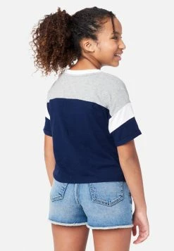 Adjmi Tops Color Block Graphic Tee