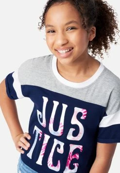 Adjmi Tops Color Block Graphic Tee