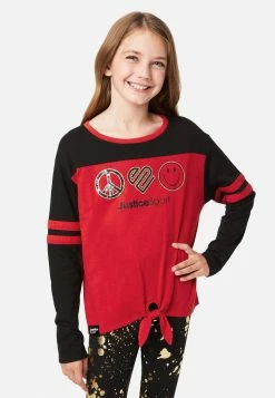 Adjmi J Sport Graphic Tie-Front Tee