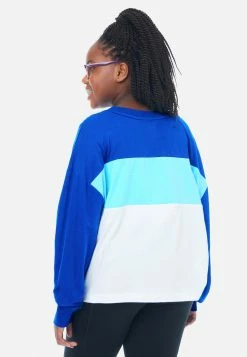 Adjmi Color Block Crop Sweatshirt Tops