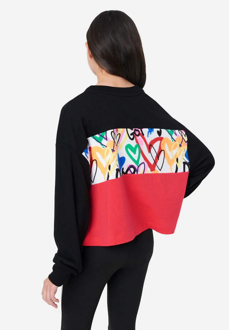 Adjmi Color Block Crop Sweatshirt Tops 4 Adjmi Color Block Crop Sweatshirt Tops