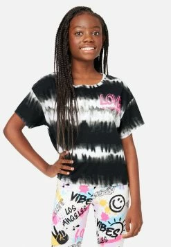 Adjmi Tie-Dye Scoop Neck Tee Tops