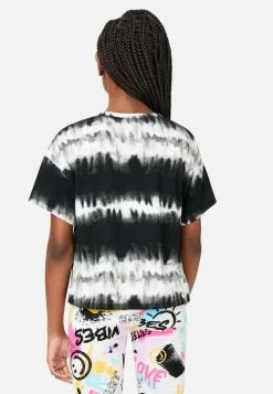 Adjmi Tie-Dye Scoop Neck Tee Tops