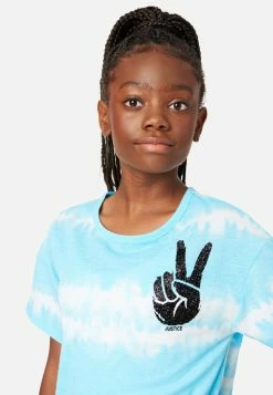 Adjmi Tie-Dye Scoop Neck Tee Tops 11 Adjmi Tie-Dye Scoop Neck Tee Tops