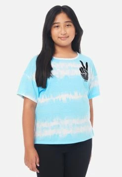 Adjmi Tie-Dye Scoop Neck Tee Tops 13 Adjmi Tie-Dye Scoop Neck Tee Tops