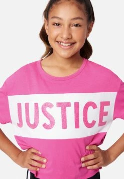 Adjmi Tops Graphic Oversized Crewneck Tee