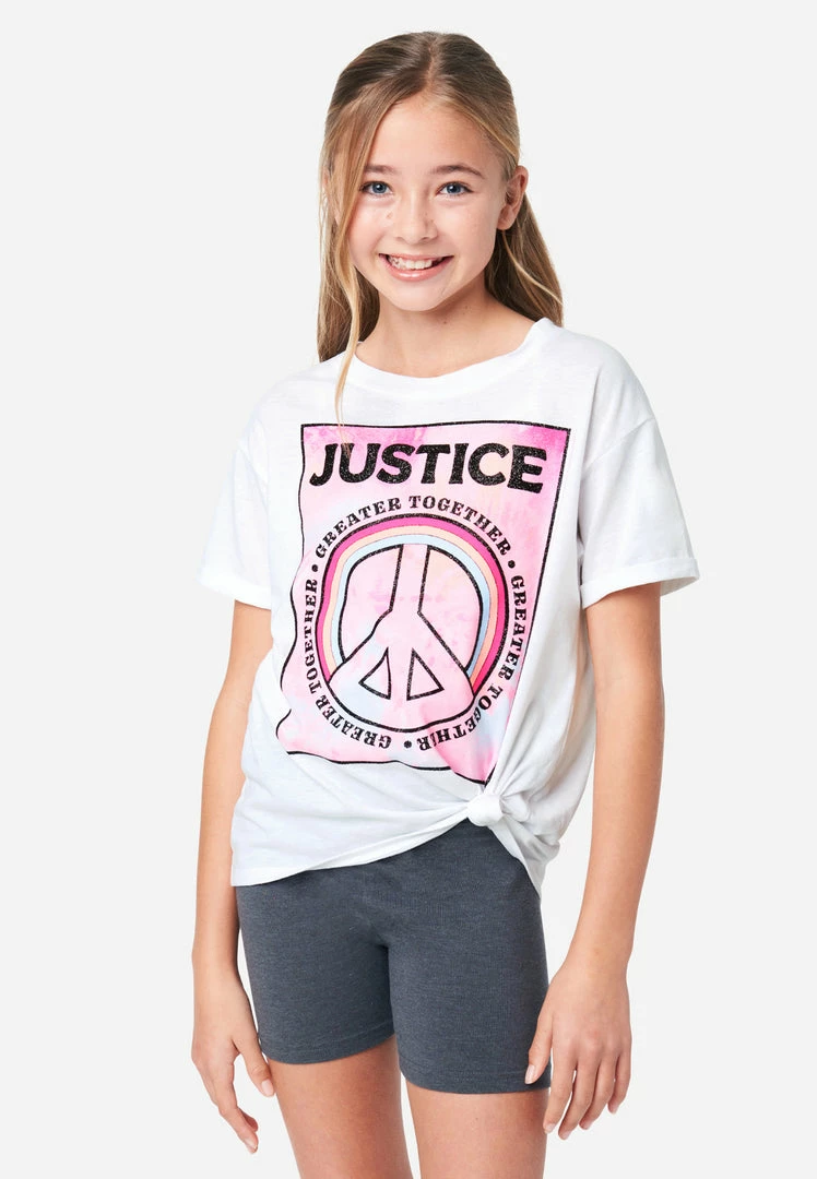 Adjmi Graphic Tie-Front Tee Tops 3 Adjmi Graphic Tie-Front Tee Tops