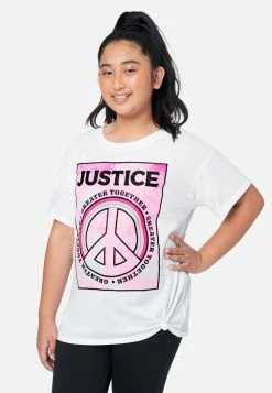 Adjmi Graphic Tie-Front Tee Tops 12 Adjmi Graphic Tie-Front Tee Tops