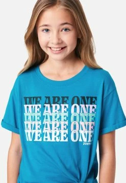 Adjmi Graphic Tie-Front Tee Tops