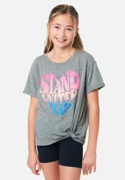 Adjmi Tops Graphic Tie-Front Tee