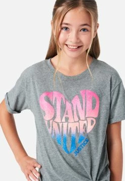 Adjmi Tops Graphic Tie-Front Tee