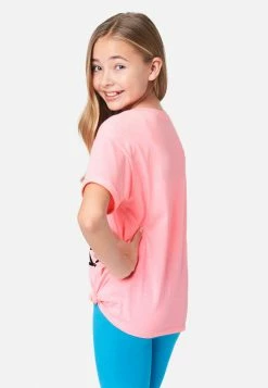 Adjmi Tops Graphic Tie-Front Tee