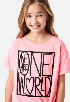 Adjmi Tops Graphic Tie-Front Tee 14 Adjmi Tops Graphic Tie-Front Tee