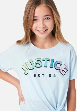 Adjmi Tops Graphic Tie-Front Tee