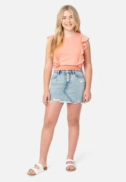 Adjmi Tops Ruffle Sleeveless Top