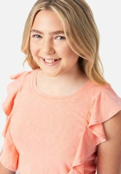 Adjmi Tops Ruffle Sleeveless Top