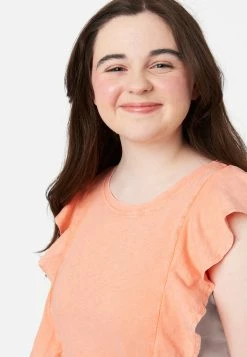 Adjmi Tops Ruffle Sleeveless Top