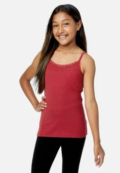 Adjmi Lace-Trim Scoop Neck Tank Tops