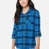 Adjmi Tops Plaid Button-Up Top