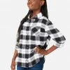 Adjmi Plaid Button-Up Top