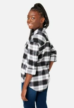 Adjmi Plaid Button-Up Top