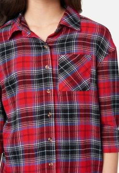 Adjmi Tops Plaid Button-Up Top