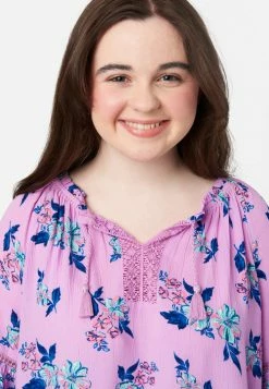 Adjmi Patterned Notch Neck Top